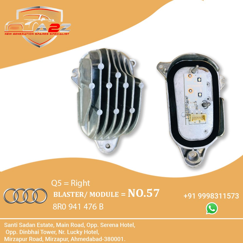 Right Headlight DRL Daytime Running Light Module 8R0941476B Right For AUDI Q5 Tag-BL-57