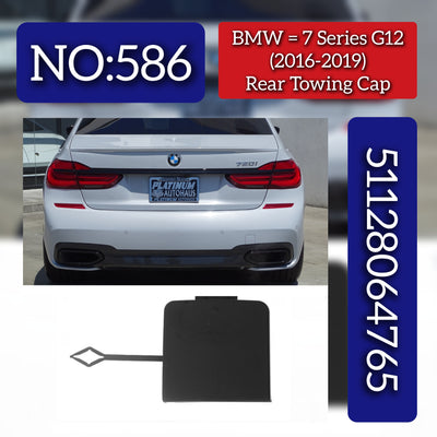 Rear Towing Cap 51128064765 Compatible With BMW 7 Series (G12) (2016-2019) Tag No.586