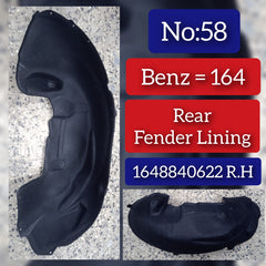 Rear Right Fender Liner 1648840622 Compatible With MERCEDES-BENZ GL-CLASS W164  Tag-FEM-58