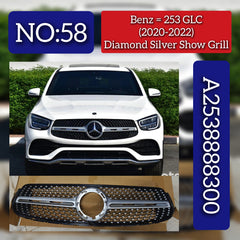 Show Grill With Camera 2538888300 Compatible With Mercedes-Benz GLC-CLASS W253 (2020-2022) Tag No.58