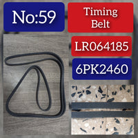 Multi Rib Belt 6PK2460 A0089971092 Compatible With MERCEDES-BENZ SL-CLASS (R230) (CONTINENTAL) Tag No.59
