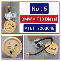 Fuel Pump 16117260648 Compatible For BMW 5 Series F10 F11 Tag No.05