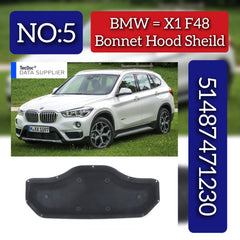 FRONT BONNET HOOD SOUND INSULATION 51487326999 517877471230 Compatible With BMW X1 F48 2016 Tag No.5