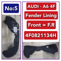 Front Right Fender Liner 4F0821134H 4F0821134A 4F0821134E  Compatible With AUDI A6 4F Tag-FEA-05