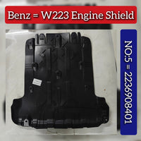Engine Shield 2236908401 Compatible With Mercedes Benz W223 Tag No.5