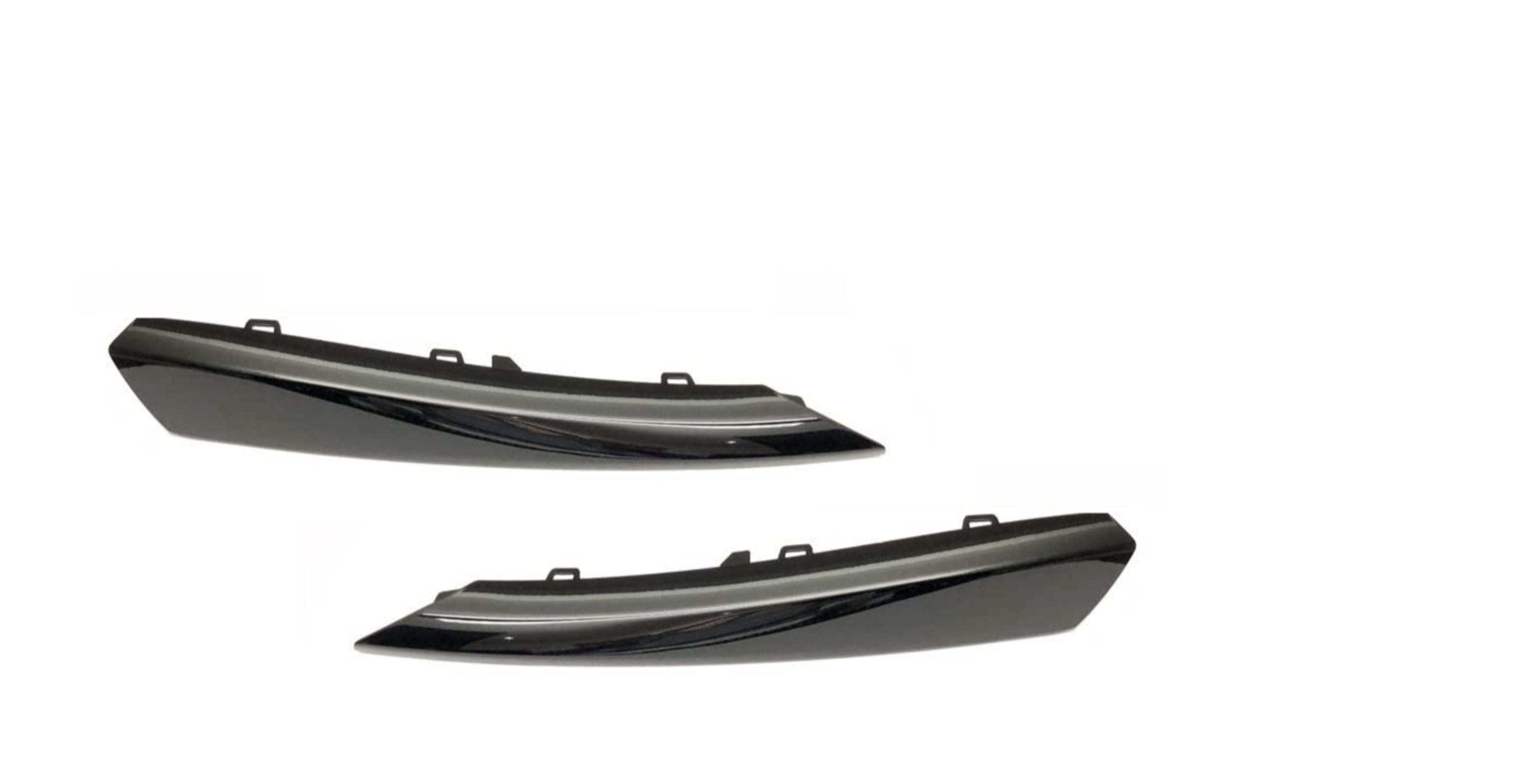 Fog Lamp Cover Chrome (Clossy Black) Left C2Z20505 & Right C2Z20501 Compatible With Jaguar XF (2012-2015) Tag No.601