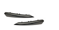Fog Lamp Cover Chrome (Glossy Black) Left C2Z20505 & Right C2Z20501 Compatible With Jaguar XF (2012-2015) Tag No.601