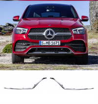 Front Bumper Light Bar Chrome Set Left 1678856803 & Right 1678856903 Compatible With Mercedes Benz W167 GLE (2019-24) Tag No.605