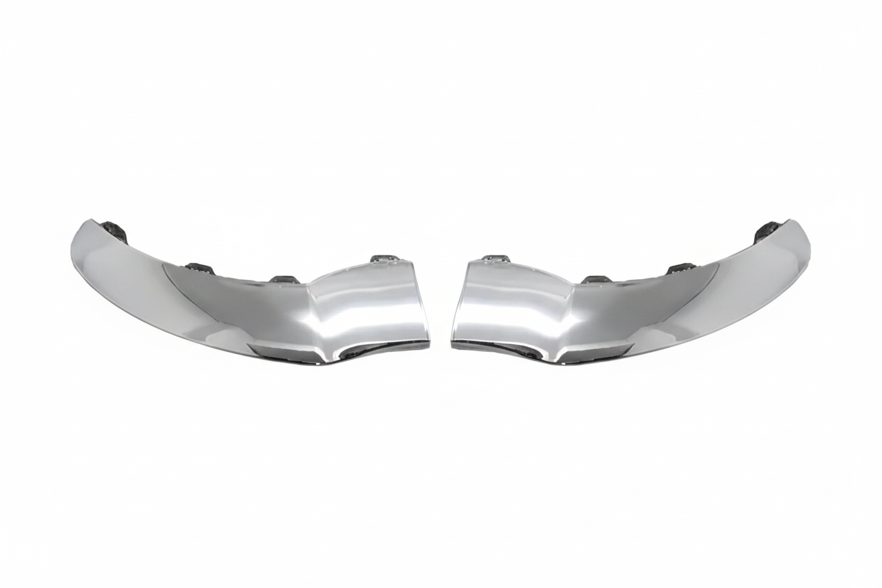 Front Bumper Chrome Set Left 2928850300 & Right 2928850400 Compatible With Mercedes Benz W292 GLE (2016-21) Tag No.606