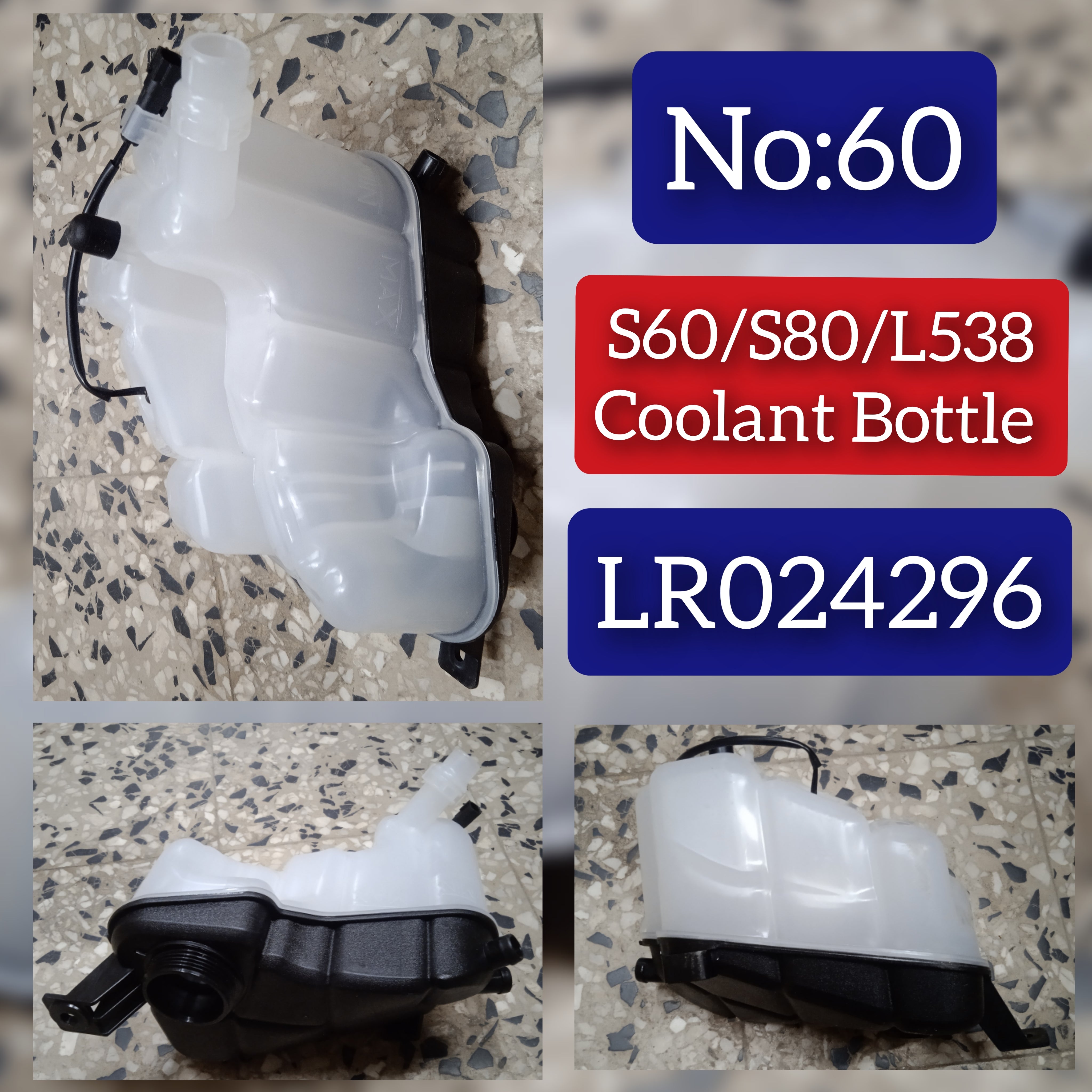 Coolant Bottle LR024296 For LAND ROVER RANGE ROVER EVOQUE L538 Tag-B-60