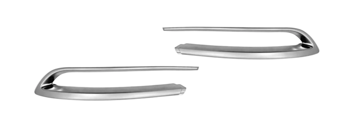 Bumper Chrome (Matt Colour) Left 51127331613 & Right 51127331614 Compatible With BMW 5 Series F10 (2014-2017)  Tag No.61