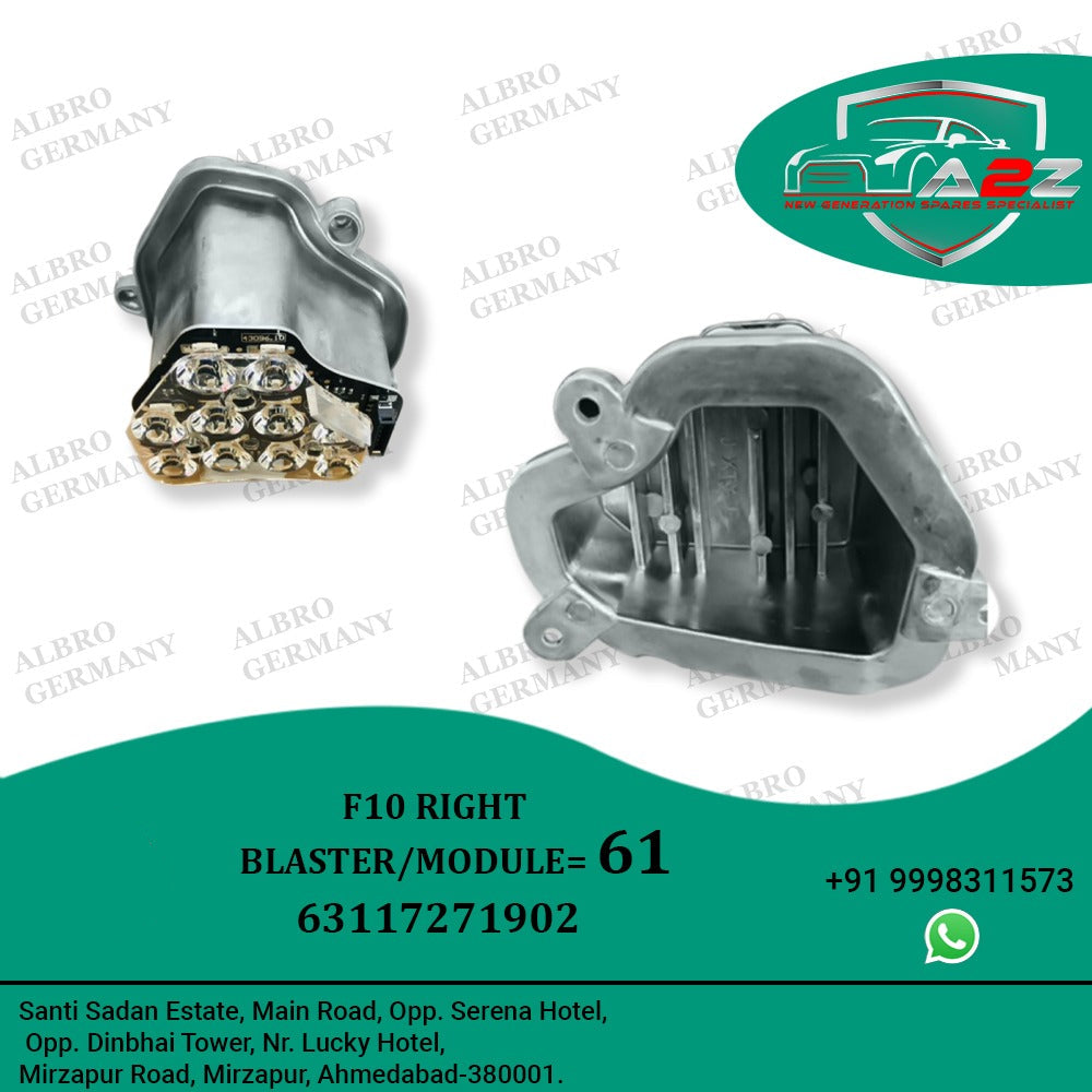 Right Turn Signal LED Headlight Module 63117271902  (R.H) For BMW 5 Series F10 Tag-BL-61