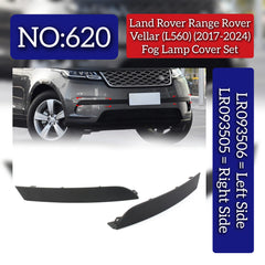 Fog Lamp Cover Right LR093505 & Left LR093506 Compatible With Land Rover Range Rover Velar - L560 (2017-2024) Tag No.620