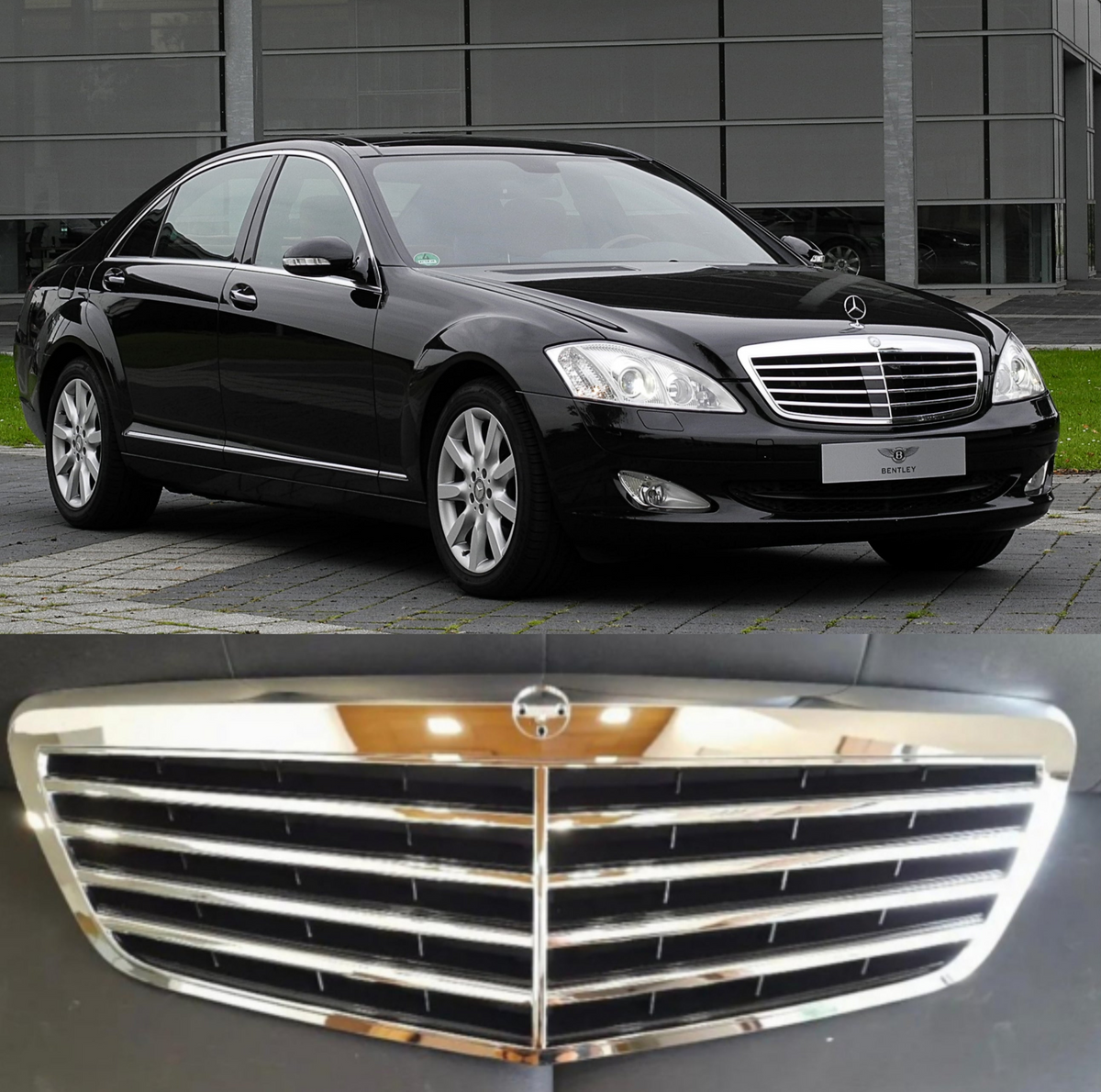 Show Grill Classic 4: Lines Chrome Compatible With Mercedes Benz S-Class W221  (2007-2014) Tag 31