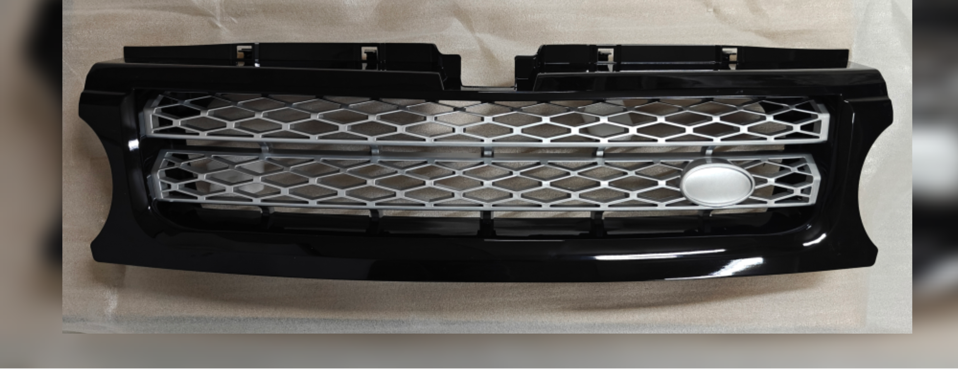Glossy Black Show Grill LR030349 Compatible With Land Rover Range Rover Sport (L320) (2010-2013) Tag No.62