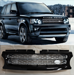 Glossy Black Show Grill LRO30349 Compatible With Range Rover Sport - L320 (2010-2013) Tag No.62