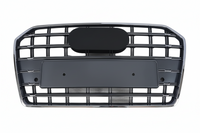 S6 Matt Grey Upgrade Show Grill 4GD853651LM1QP Compatible With AUDI A6 4G (2017-2018) Tag No.63