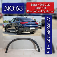 Rear Left  Wheel Arch (EYEBROW) A2928852122  2928852122 Compatible With MERCEDES BENZ GLE W292 2015-2018 Tag No.63