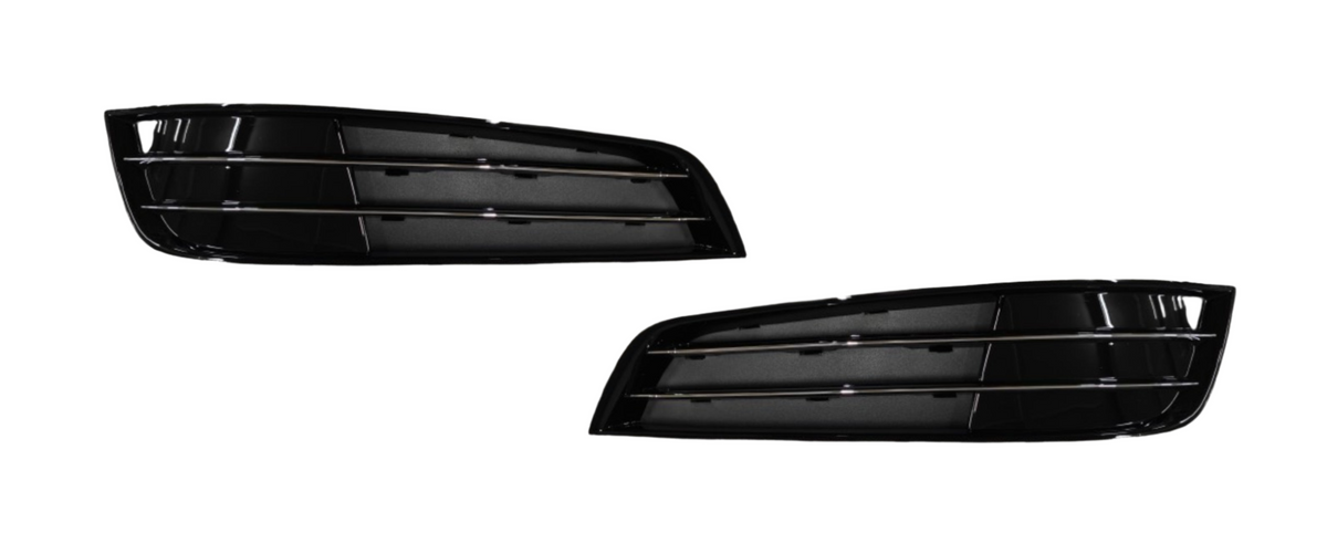 Fog Lamp Cover Left  4H0807679KT94 & Right 4H0807680KT94 Compatible With AUDI A8 (2011-2014) Tag No. 64