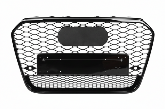 RS6 Quattro Black Honeycomb Show Grill Compatible With Audi A6 C7 Facelift (2016-18) Tag No.65