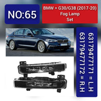 Fog Light Lamp LED Daytime Running Light  Compatible With BMW 5 Series G30 F90 2017-2020 Fog Lamp Fog Light Left 63179477171 & Right 63179477172 Tag-FO-65
