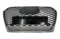 Show Grill Compatible With  Audi A6 C7 Facelift(2016-18) RS6 Quattro Silver Chrome Tag No.66