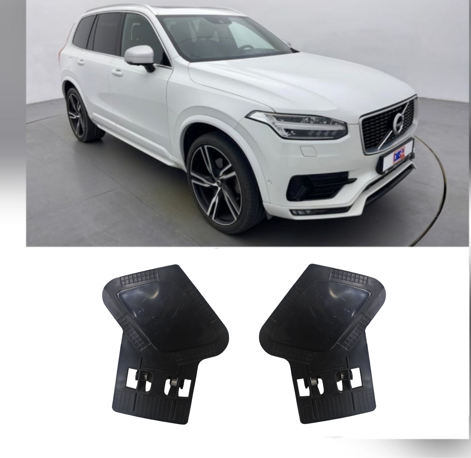 Complete Washer Cap With Base Set Left 31353366 & Right 31353367 Compatible With Volvo XC90 (2015-20) Tag No.671