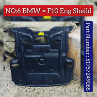 Engine Splash Shield Guard Engine Under Cover Protection Shied 51757267536 51757185113 Compatible with BMW 5 Series F10