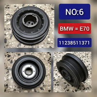Crankshaft Pulley 11238511371 11237793593 Compatible With BMW 5 Series (E60) & 7 Series (E65, E66, E67) & X5 (E70) & X6 (E71, E72) Tag-CP-06