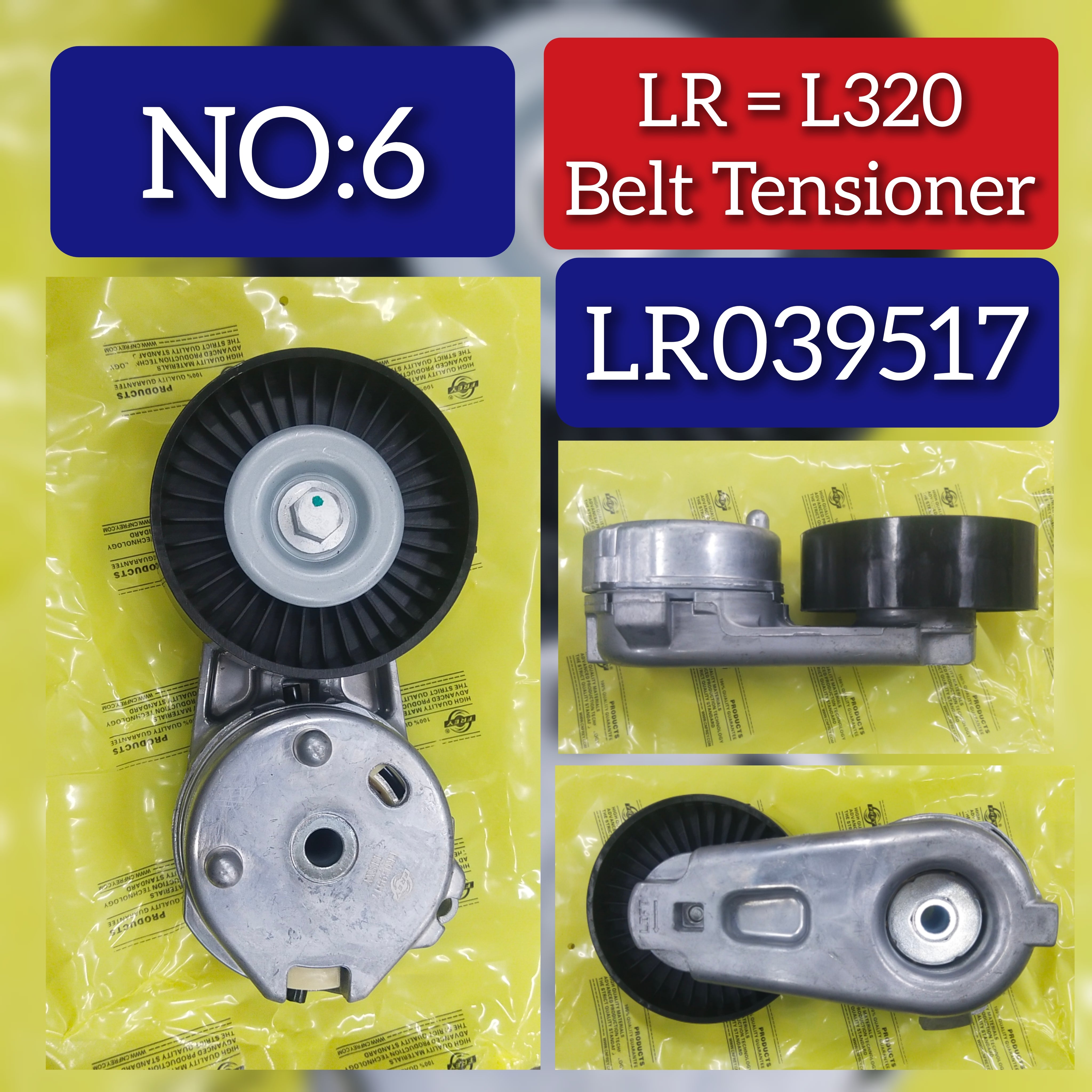Belt Tensioner LR039517 LR011335 Compatible With RANGE ROVER