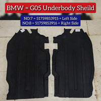 Left Side Lower Body Sheild 51759853915 Compatible With BMW X5 (G05) Tag No.7