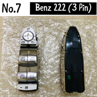 MERCEDES Benz S-CLASS W222 P.W Biege Switch 3-pin 2059056811 2057200648 2229056800 Tag-SW-07