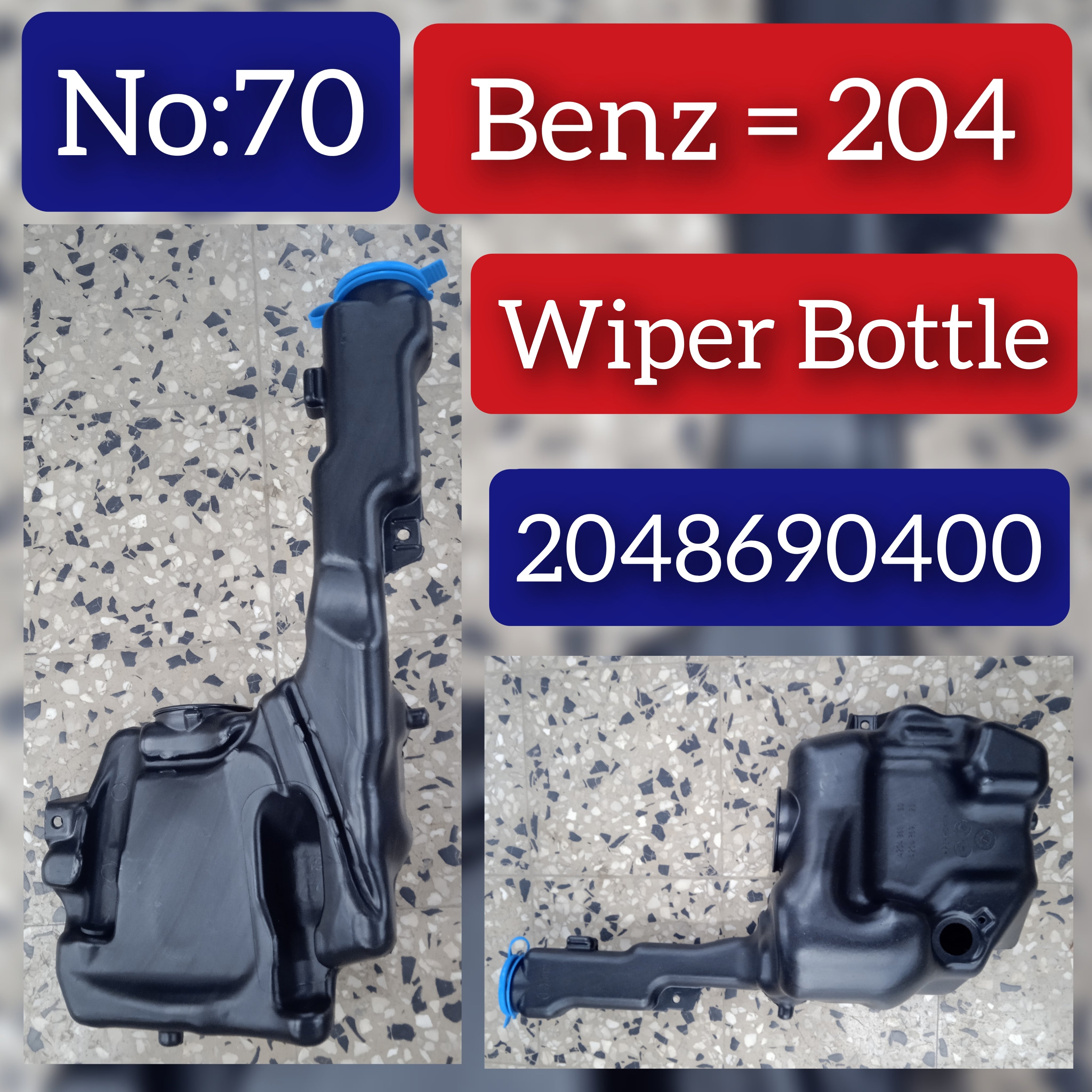 Wiper Bottle 2048690400 For Mercedes-Benz C Class W204 Tag-B-70