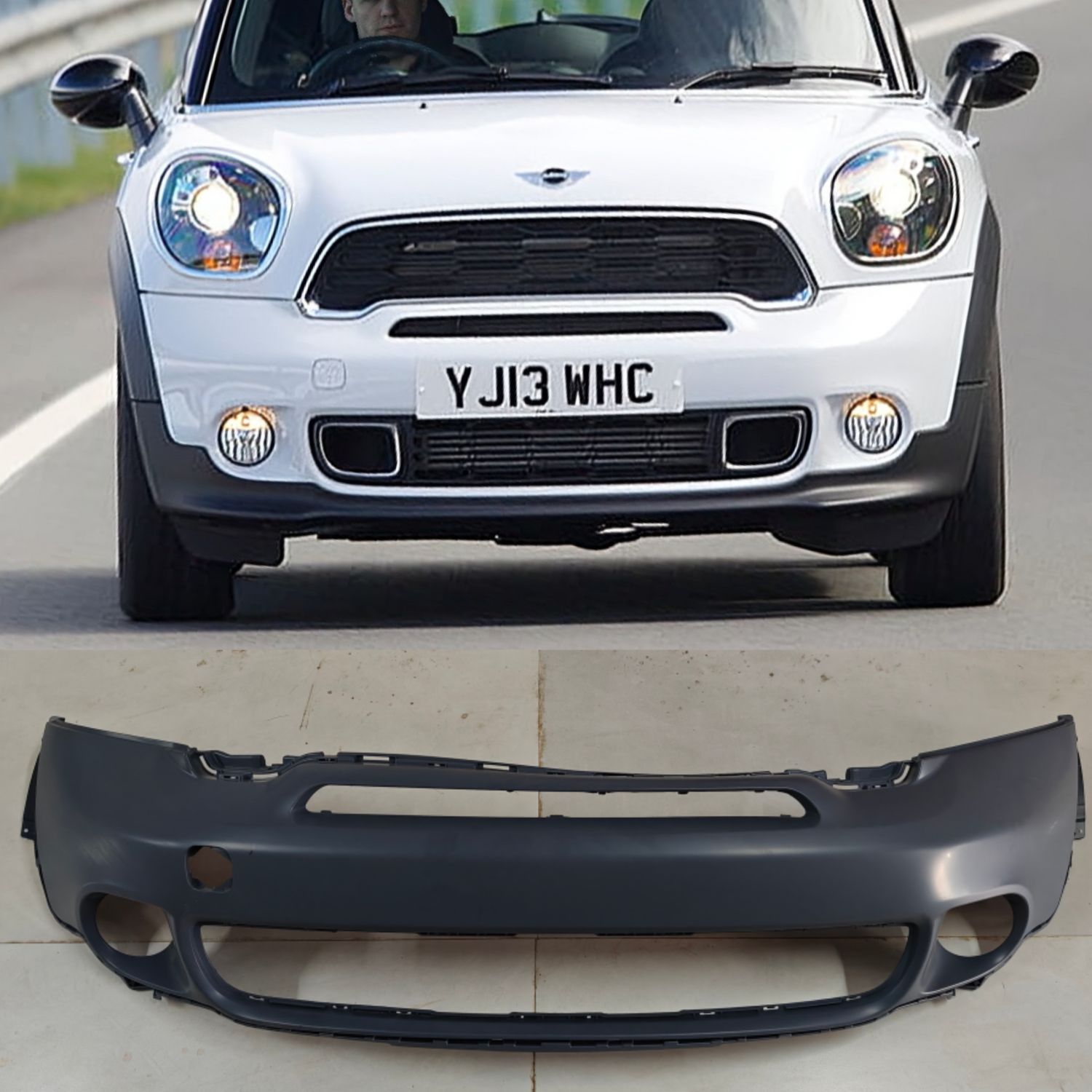 FRONT BUMPER 51119806064 Compatible With  MINI MINI COUNTRYMAN (R60)Tag No.702