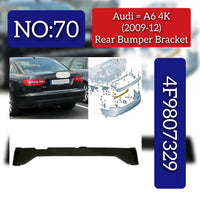Rear Bumper Bracket 4F9807329 Compatible With AUDI A6 4F (2009-12) No:- 70