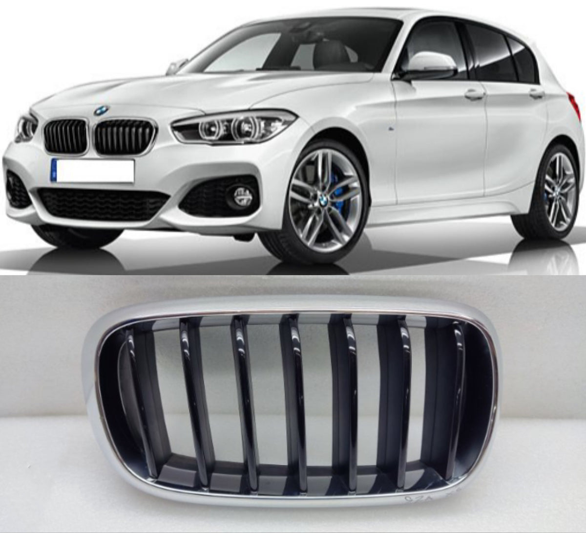 Kidney Grill Set 51137373689 L.H,&  51137373690 R.H Compatible With BMW X6 F16  Tag 71