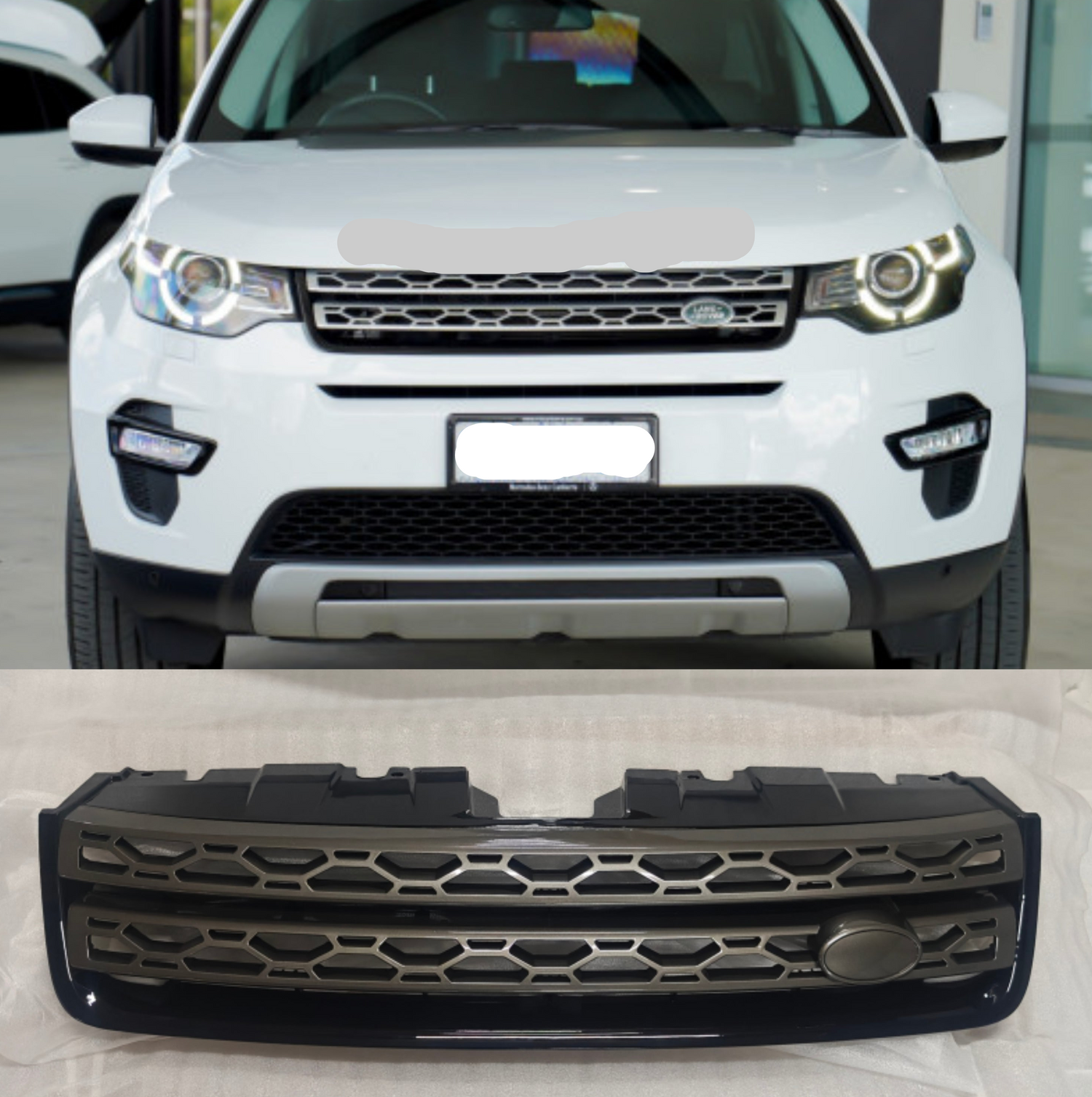 Glossy Dark Brown Show Grill LR061221BG Compatible With Land Rover Range Rover Discovery Sport (L550) (2015-2019) Tag No.71