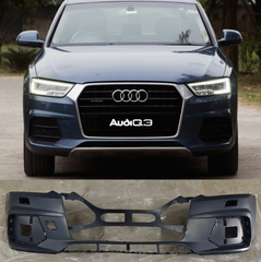 Complete Front Bumper 8U0807065L 8U0807065LGRU Compatible With AUDI Q3 (8UB, 8UG) (2016-2018) Tag No.72