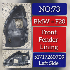 Front Left Fender Liner 51717260709 Compatible With BMW 1 Series F20 Tag-FE-73