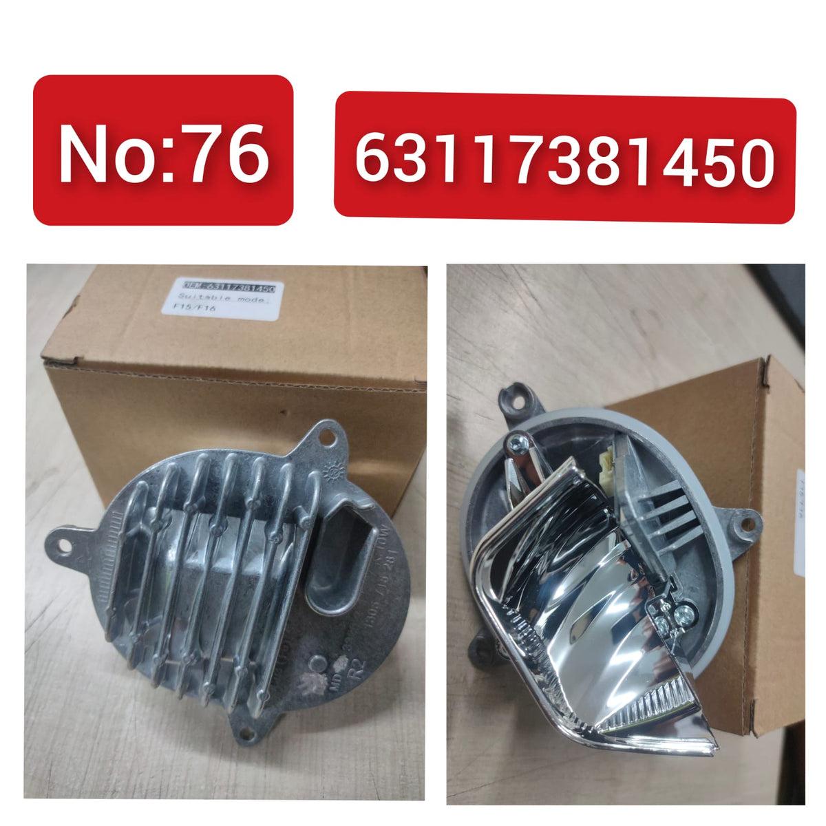 Right LED Headlight Turn Signal Light Module 63117381450 (R.H) Right For BMW X5 F15 Tag-BL-76