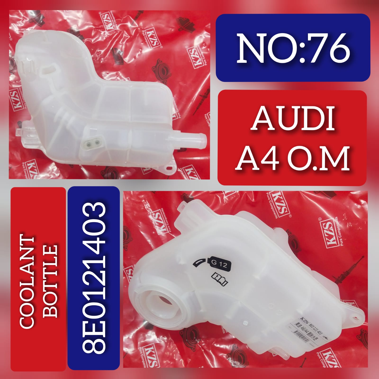 Coolant Bottle 8E0121403 Compatible With AUDI & VW  Tag-B-76