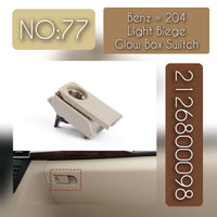 Light Beige Glow Box Switch 2126800098 A2126800098 Compatibility Across Mercedes-Benz C-CLASS W204 & E-CLASS W212 Tag-SW-77