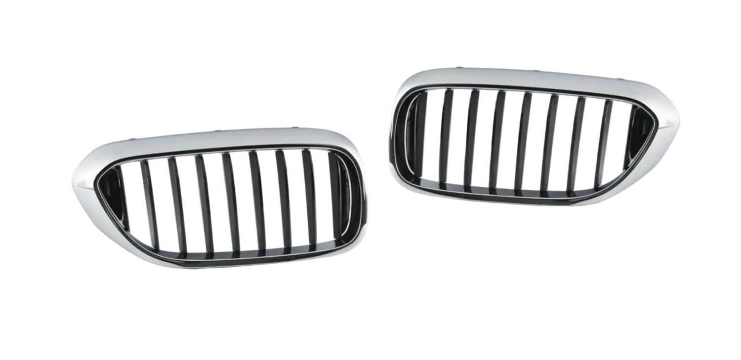 Outer Chrome Show Grill Set Left 51137390863 & Right 51137390864 Compatible With BMW 5 Series (G30) (2017-2020) Tag No.78