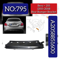Rear Bumper Bracket 2058851600 Compatible With Mercedes-Benz C-CLASS W205 (2015-2018) Tag No.795