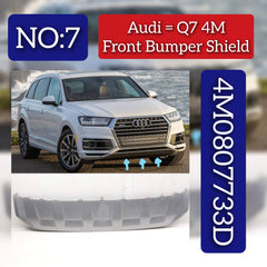 Front Bumper Shields 4M0807733D Compatible With Audi Q5 4M Tag No.7