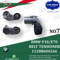 Belt Tensioner With Pulley 11288604266 11287589365 11287589361 Compatible with BMW 3 Series (F30, F80) & 5 Series (F10) & 7 Series (F01, F02, F03, F04) & X5 (E70) Tag No.7