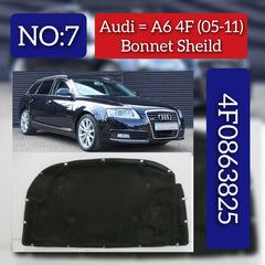 FRONT BONNET HOOD SOUND INSULATION 4F0863825 Compatible With AUDI A6 C6 Tag No.7