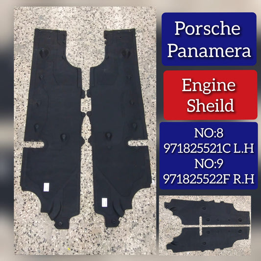 Engine Splash Shield 971825521C Compatible with Porsche Panamera Tag No.8