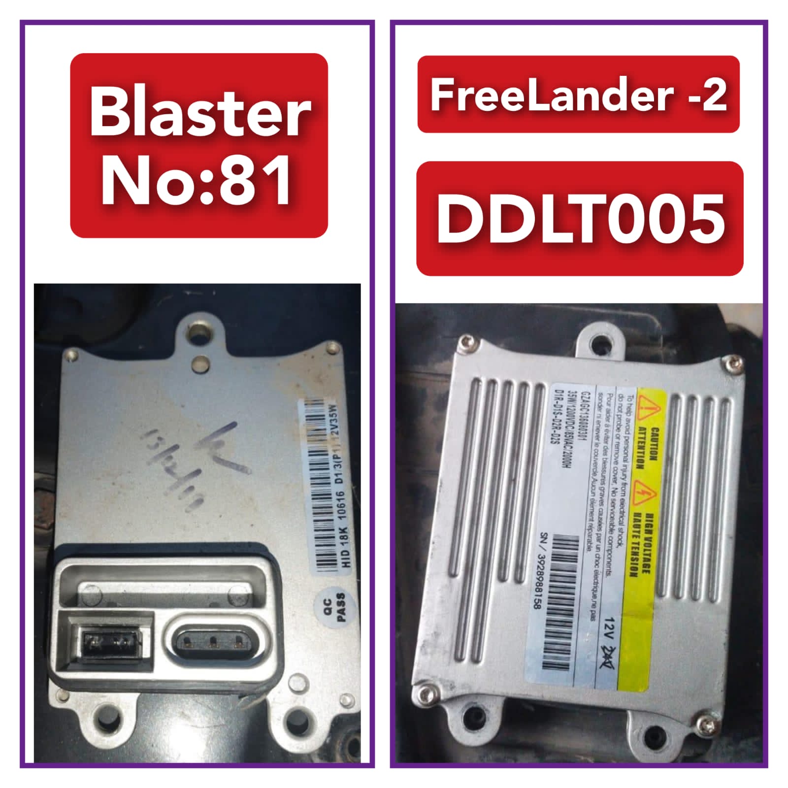 Headlight Ballast Control Module DDLT005 For LAND ROVER LR2 Tag-BL-81
