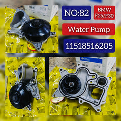 Water Pump 11518516205 8516205 Compatible With BMW 3 Series (F30, F80) & 3 Gran Turismo (F34) & 5 Series  (F10) & X3 (F25) & X4 (F26) & X5 (F15, F85)  & X6 (F16, F86) Tag No.82